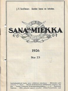 Sana ja Miekka 23/1926