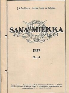 Sana ja Miekka 4/1927