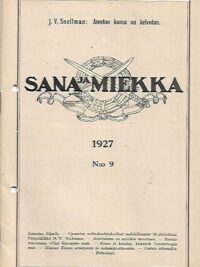 Sana ja Miekka 9/1927
