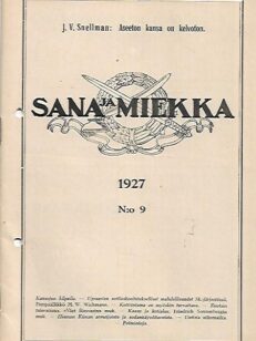 Sana ja Miekka 9/1927