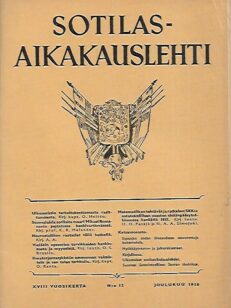 Sotilasaikakauslehti 12/1938