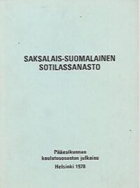 Saksalais-suomalainen sotilassanasto