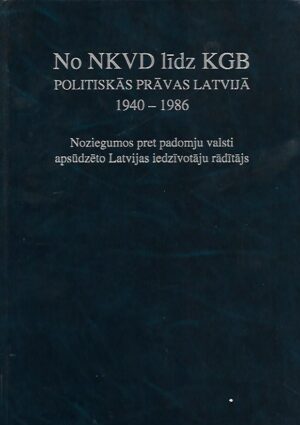 No NKVD līdz KGB - Politiskās prāvas Latvijā 1940-1986 - Noziegumos pret padomju valsti apsūdzēto Latvijas iedzīvotāju rādītājs