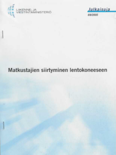 Matkustajien siirtyminen lentokoneeseen