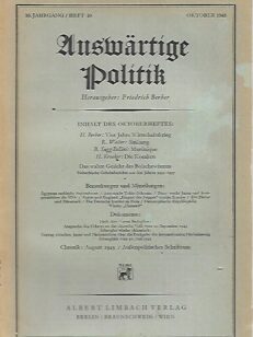 Auswärtige Politik - Oktober 1943