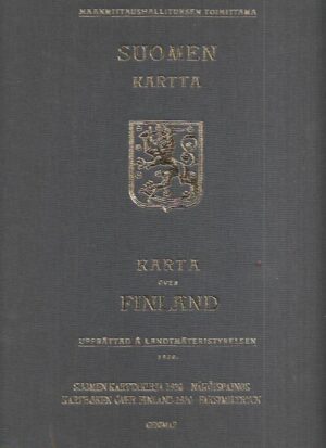 Suomen karttakirja 1920: näköispainos
