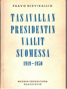 Tasavallan presidentin vaalit Suomessa 1919-1950