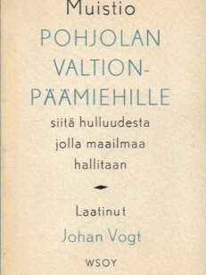 Muistio Pohjolan valtionpäämiehille