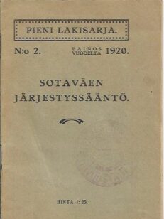 Sotaväen järjestyssääntö.