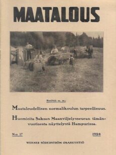 Maatalous (N:o 17, 1924)