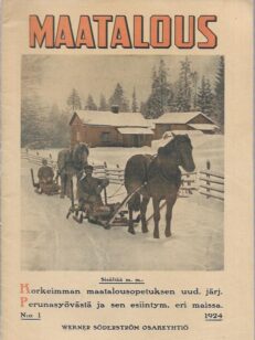 Maatalous (N:o 1, 1924)