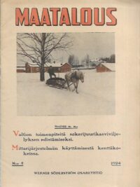 Maatalous (N:o 5, 1924)