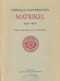 Uppsala Univeristets Matrikel 1937-1950