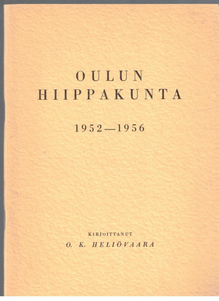 Oulun hiippakunta 1952-1956