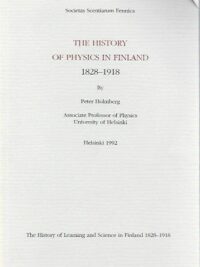 The History of Physics in Finland 1828-1918