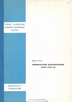 Isänmaallisen kansanliikkeen synty 1932-33