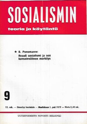 Sosialismin teoria ja käytäntö 1979-9