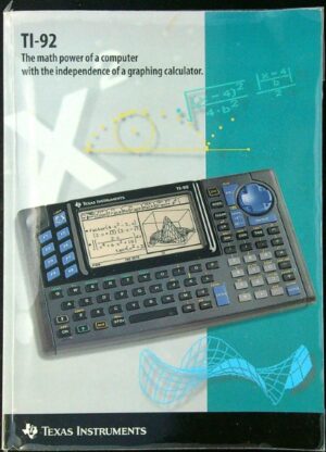 TI-92: The Math Power of a Computer with the Independence of a Graphing Calculator