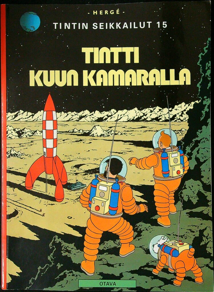 Tintti kuun kamaralla - Tintin seikkailut 15