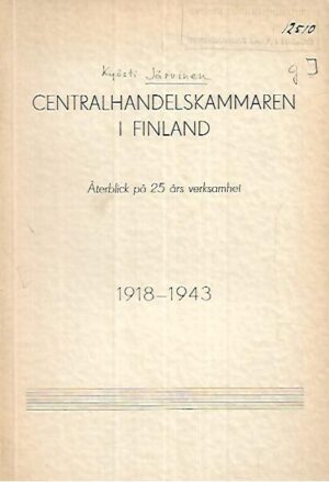 Centralhandelskammaren i Finland 1918-1943