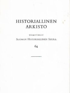 Historiallinen arkisto 64