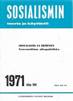 Sosialismin teoria ja käytäntö 1971 liite VIII