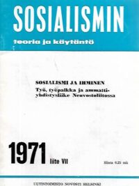 Sosialismin teoria ja käytäntö 1971 liite VII