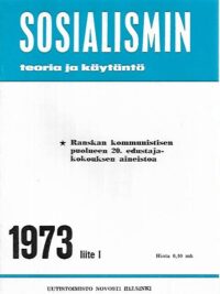 Sosialismin teoria ja käytäntö 1973 liite I