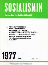 Sosialismin teoria ja käytäntö 1977 liite I