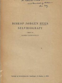 Biskop Jorgen Hees selvbiografi