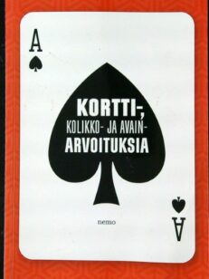 Kortti-, kolikko- ja avainarvoituksia