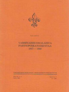 Varsinaissuomalaista partiopoikatoimintaa 1917-1948