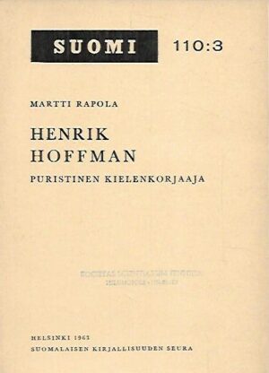 Henrik Hoffman - Puristinen kielenkorjaaja