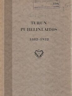 Turun puhelinlaitos 1882-1932