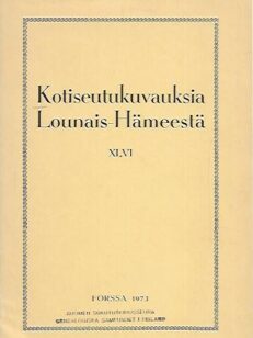 Kotiseutukuvauksia Lounais-Hämeestä XLVI