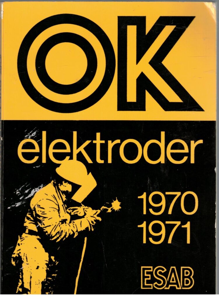 OK svetselektroder 1970-1971 ESAB