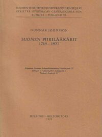 Suomen piirilääkärit 1749-1927