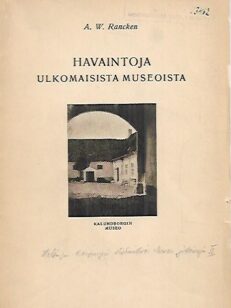 Havaintoja ulkomaiden kaupunkien museoista