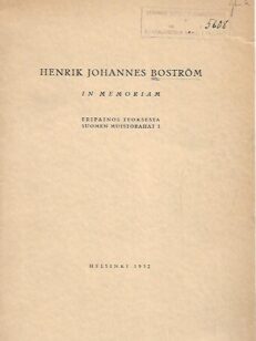 Henrik Johannes Boström - In memoriam