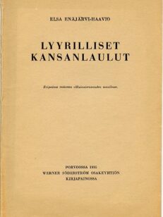 Lyyrilliset kansanlaulut