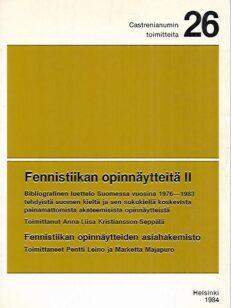 Fennistiikan opinnäytteitä II