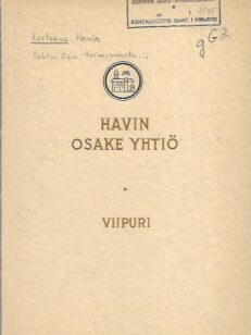 Havin Osake Yhtiö 1829-1929