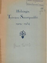 Helsingin Työväen Säästöpankki 1909-1934