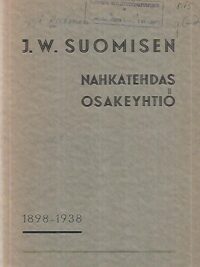 J.W. Suomisen Nahkatehdas Osakeyhtiö 1898-1938