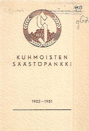 Kuhmoisten Säästöpankki 1902-1951