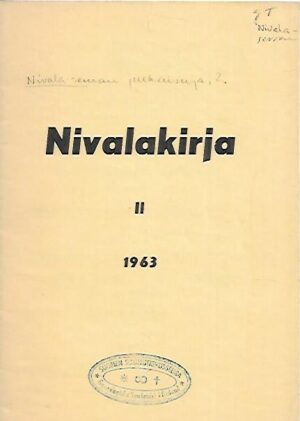 Nivalakirja II 1963