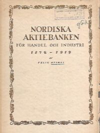 Nordiska Aktiebanken för handel och industri 1872-1919