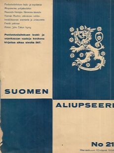 Suomen Aliupseeri 21/1934