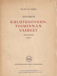 Suomen kulutusosuustoiminnan vaiheet vuoteen 1917