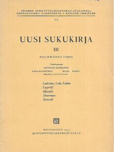 Uusi sukukirja III - Ensimmäinen vihko